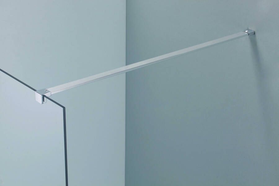 Blinq Matti stabilisatiestang 120 cm glasdikte 8mm chroom