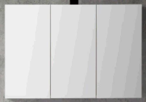 Royal Plaza Talis spiegelkast 120cm met 3 deuren zilver eiken 33256 - Foto 2