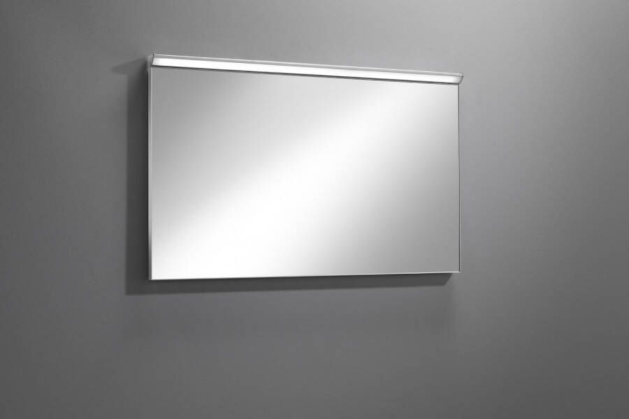 Royal Plaza Merlot spiegel 100x60cm Rechthoek led verlichting geintegreerd inclusief dimmer IP44 Glas Zilver