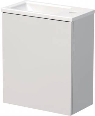 Sub Vito fonteinmeubel met fontein met kraangat 40 x 22 5 x 38 5 cm hoogglans wit - Foto 1