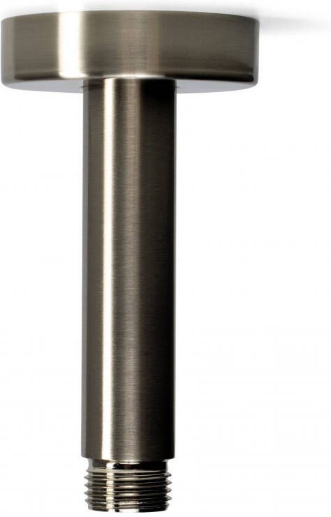 BLUE LABEL Brondby plafondsteun 10cm 1 2 geborsteld nikkel FK-802R-10-BN