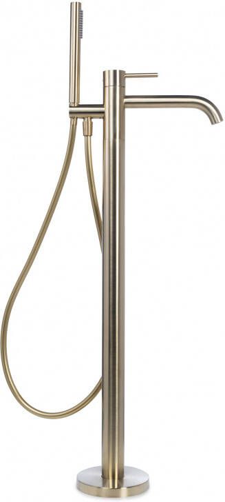 Blue Label Blue Brondby vrijstaande badmengkraan geborsteld goud