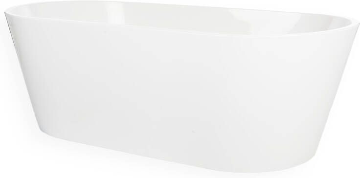 Blue Label Joren vrijstaand bad ovaal 180x85cm acryl mat wit