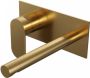 Brauer Gold Edition inbouw wastafelmengkraan met rechte uitloop rechts en afdekplaat model C2 Goud geborsteld PVD 5-GG-083-S3 - Thumbnail 5