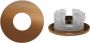 Brauer Copper Edition overloopring voor wastafels 35mm geborsteld koper PVD - Thumbnail 2
