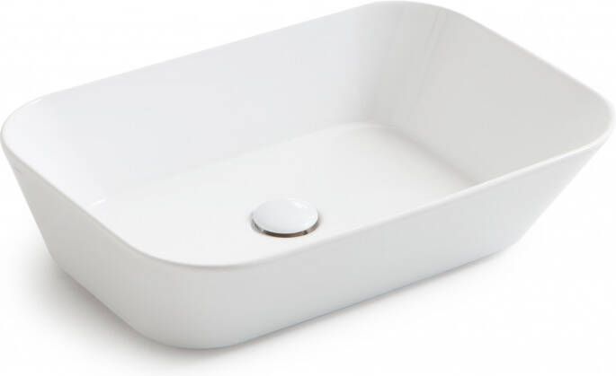 By Goof Mees Design Waskom 60x42x16.6cm Rechthoek Mat Wit JBS6199 - Foto 2