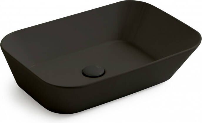 By Goof Mees Design Waskom 60x42x16.6cm Rechthoek Mat Zwart JBS6198