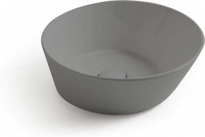 By Goof Mees Design Waskom 42x42x16.5cm Rond Mat Grijs JBS6186 - Foto 2