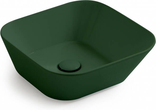 By Goof Mees Design Waskom 42x42x16.5cm Vierkant Mat Groen JBS6197