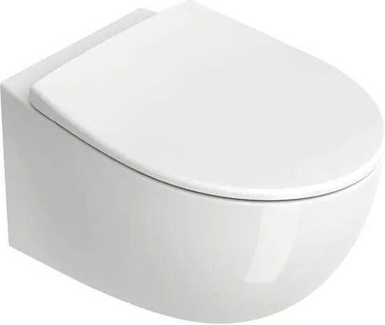 CATALANO Italy wandcloset NewFlush met CataGlaze+ 52cm wit met gratis toiletblokhouder en 8 Duofresh sticks