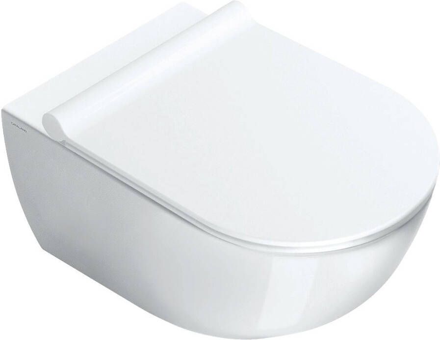 CATALANO Sfera New Flush wandcloset diepspoel zonder spoelrand vuilafstotend antibac PK hxbxd 420x350x545mm glans wit - Foto 1