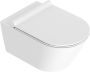 CATALANO Zero wandhangend toilet 55x35cm wit mat + Newflush met gratis toiletblokhouder en 8 Duofresh sticks - Thumbnail 2