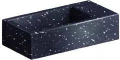 Clou Flush 3 fontein 36x18cm rechts gerecycled PE heelal zwart CL 03.80031 - Foto 2