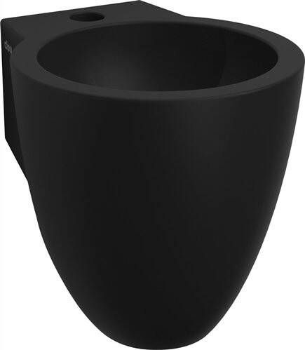 Clou Fontein Flush 6 met Plug en Bekersifon 27x28x31.5 cm Mat of Glanzend in 3 kleuren (met of zonder kraangat) - Foto 7