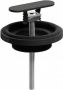 Clou afvoerplug en sifon aansluiting voor flush first fontein zwart mat CL 1060.3000.21 - Thumbnail 3