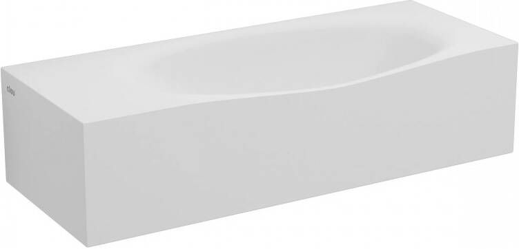 Clou Fontein Hammock Rechthoek 65x25.4x16cm Aluite Wit met 2 Voorbewerkte Kraangaten en Geintegreerde Afvoer - Foto 3