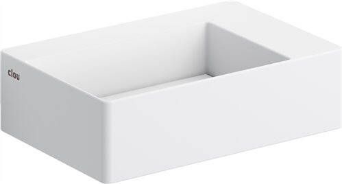Clou Flush fontein 35.5x24.5cm voorbewerkt kraangat aluite Wit mat CL 03.13420