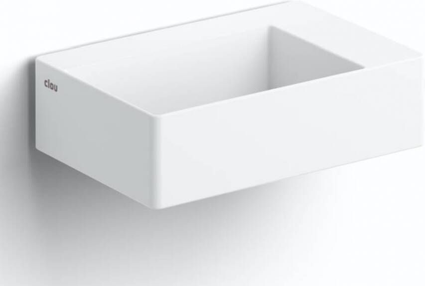 Clou Flush fontein 35.5x24.5cm inclusief plug met kraangat keramiek glanzend wit CL 03.03420.01