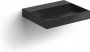 Clou New Wash Me wastafel met 3 voorbewerkte kraangaten mat zwart keramiek 50x42x8 cm (bxdxh) - Thumbnail 2