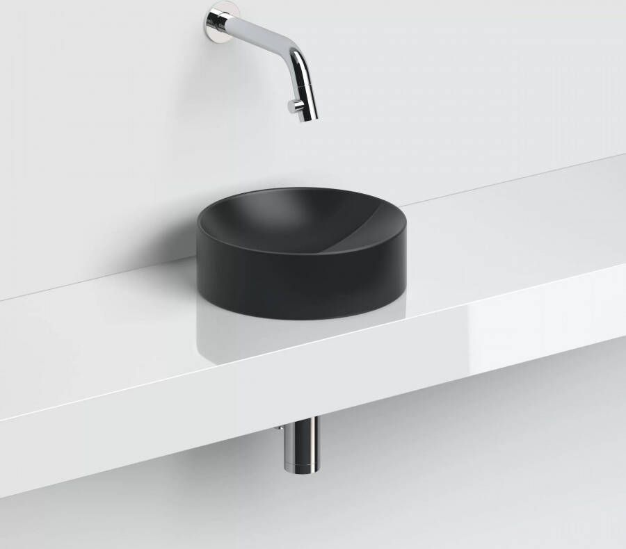 Clou Vale fonteinen keramiek fontein rond Zwart mat CL 03.30164 - Foto 2