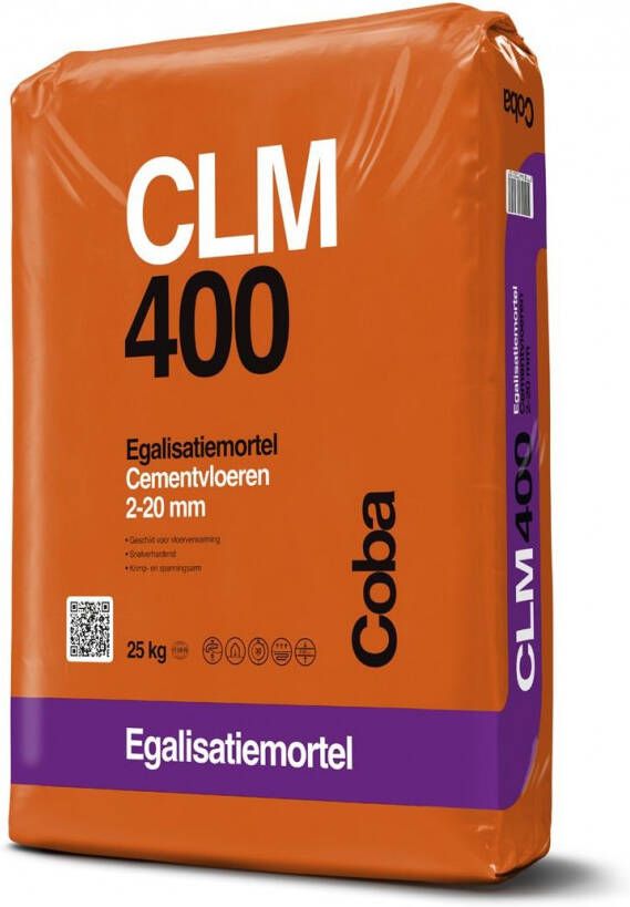 Coba CLM400 egalisatie en uitvlakmortel 25kg