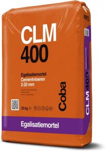 Coba CLM400 egalisatie en uitvlakmortel 25kg