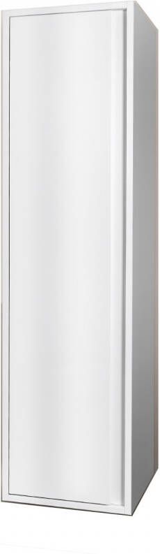 Boss & Wessing Kolomkast BWS Sally 135x35x35 cm Greeploos Hoogglans Wit