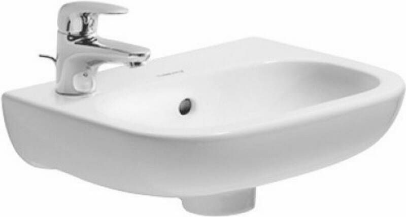 DURAVIT D-code fontein 36x27 cm kraangat links