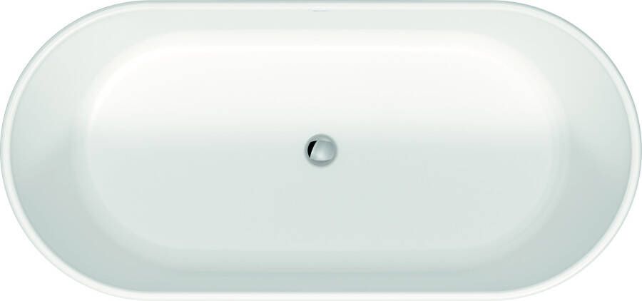 Duravit D-Neo vrijstaand bad ovaal met 2 comfortabele rugsteunen 160 x 75 cm wit