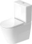 Duravit Toilet D-Neo Staand Voor Reservoir Rimless Diepspoel 65 cm Hoogglans Wit - Thumbnail 3