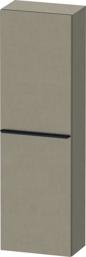 Duravit D-Neo halfhoge kast 40x24x132cm Linksdraaiend Linnen Mat de1318l7575