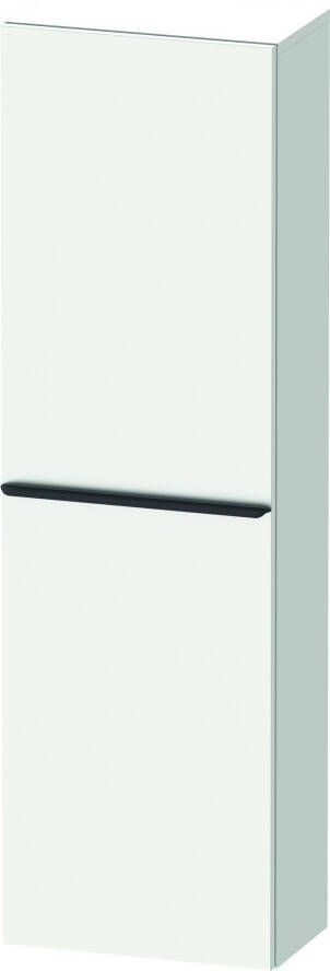 Duravit D-Neo halfhoge kast 40x24x132cm Linksdraaiend wit Mat de1318l1818