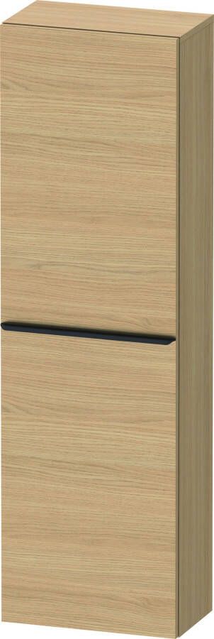Duravit D-Neo halfhoge kast 40x24x132cm Linksdraaiend Natuur eiken Mat de1318l3030