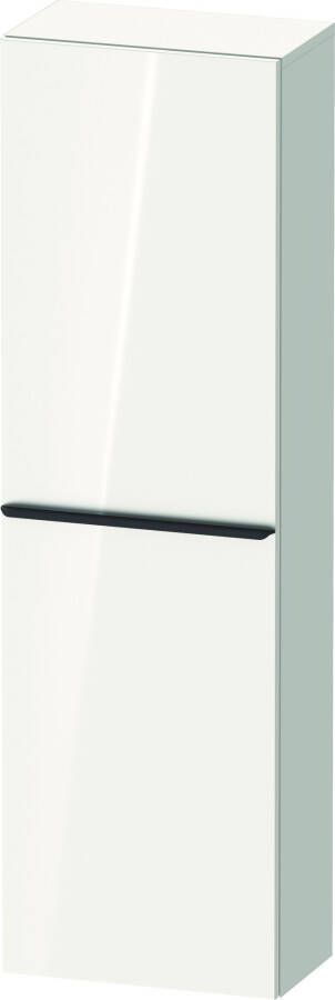 Duravit D-Neo halfhoge kast 40x24x132cm Linksdraaiend wit Hoogglans de1318l2222