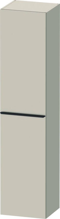 Duravit D-Neo hoge kast 40x176x36cm rechtsdraaiend taupe mat de1328r9191