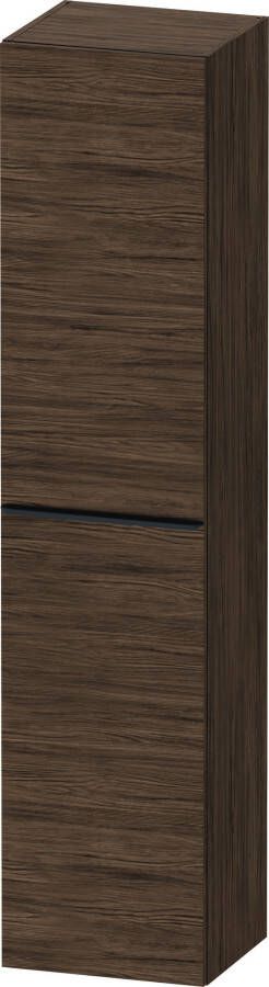 Duravit D-Neo hoge kast 40x36x176cm Rechtsdraaiend Donker noten Mat de1328r2121