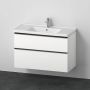 Duravit D-Neo meubelset m. wastafelonderbouwkast m. 2 laden m. softclose 100x20x48cm incl. wastafel wit mat DE012201818 - Thumbnail 4