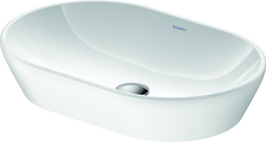 Duravit D-Neo opzetwastafel zonder overloop of kraangat 60 x 60 cm hoogglans wit