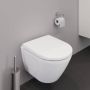 Duravit Tweedekans D-Neo compact en randloos hangtoilet met toiletbril 37x48x40cm wit 04483 - Thumbnail 2