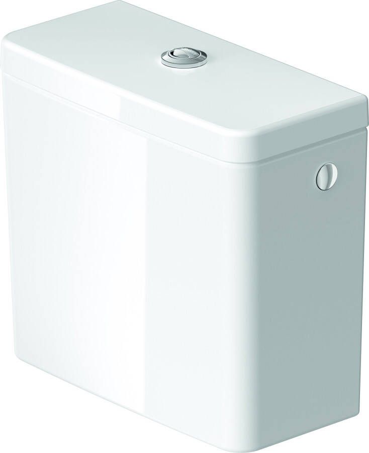 Duravit D-Neoduoblokreservoir + binnenwerk v. aansluiting links of rechts39.5X18X36cmdualflush m. WGwit 09440000051