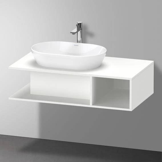 DURAVIT D-Neo wastafelonderbouw hangend 100x55x26cm kraangat links Wit mat decor