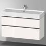 DURAVIT D-Neo wastafelonderbouw hangend 118 4x44 2x62 5cm 2 lades Wit hoogglans decor - Thumbnail 3