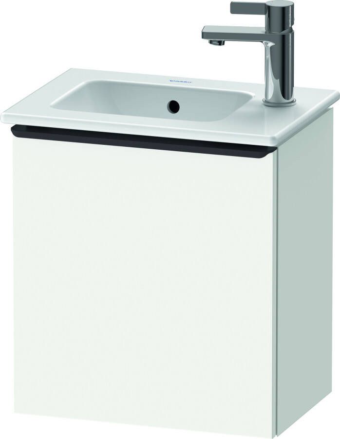 Duravit D-Neo wastafelonderkast 41x44x27.4cm Rechtsdraaiend 1 deur wit Mat de4259r1818