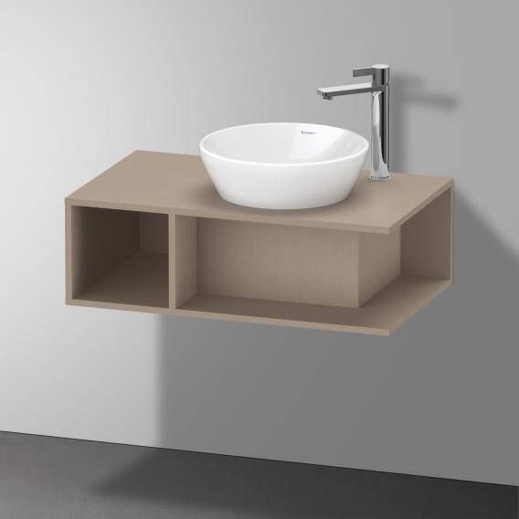 DURAVIT D-Neo wastafelonderbouw hangend 80x48x26cm kraangat rechts Linnen decor