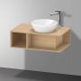 Duravit D-Neo wastafelonderbouwkast met open vak links 80 x 26 x 48 cm natuur eiken mat - Thumbnail 2