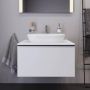 DURAVIT D-Neo wastafelonderbouw hangend 80x55x45 9cm 1 lade Wit mat decor - Thumbnail 3