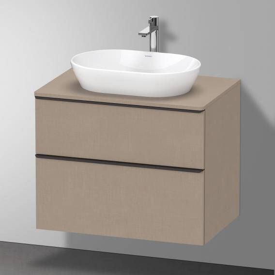 DURAVIT D-Neo wastafelonderbouw hangend 80x55x66 4cm 2 lades Linnen decor