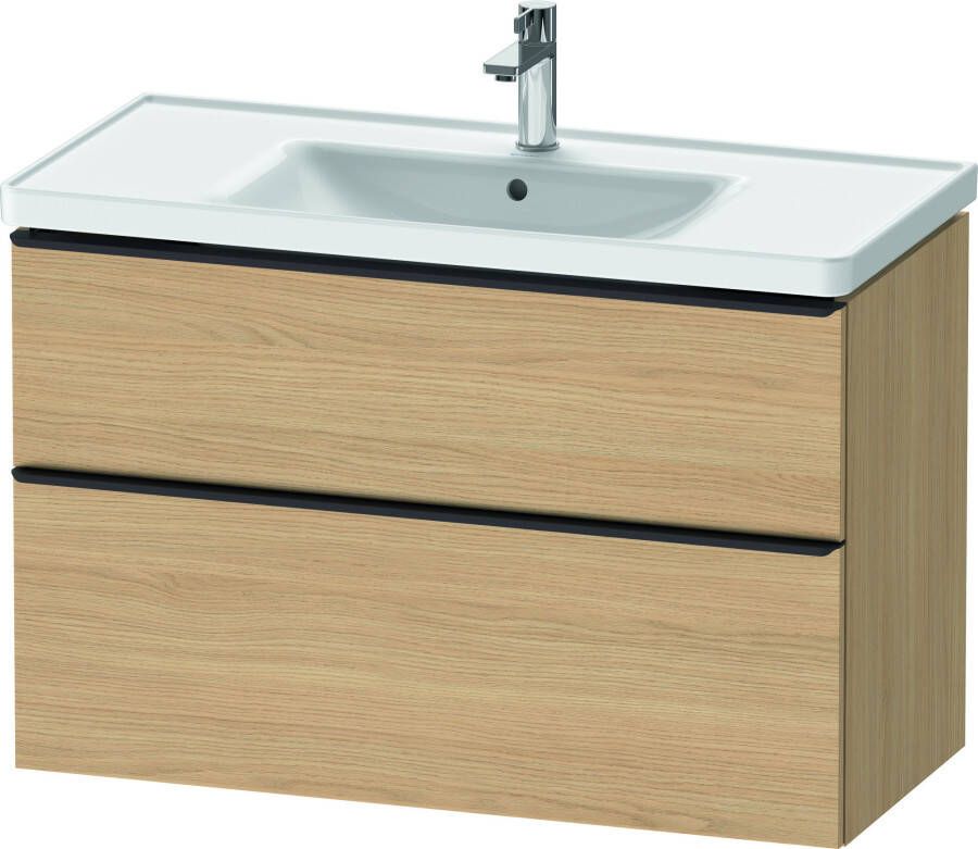 DURAVIT D-Neo wastafelonderbouw hangend 98 4x45 2x62 5cm 2 lades Natural Oak