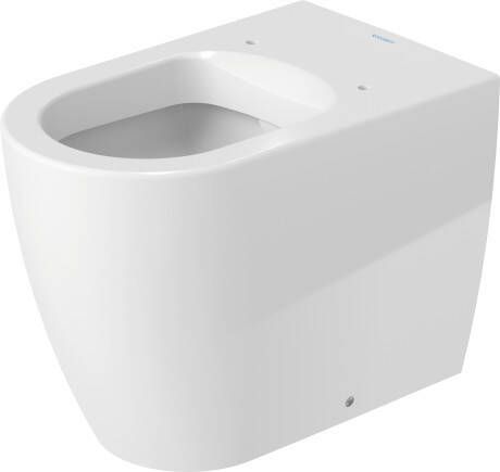 DURAVIT Me by Starck staand toilet back-to-wall HygieneGlaze wit