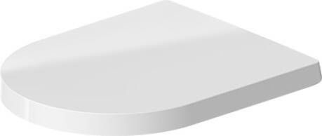 Duravit ME by Starck WC-zitting 45.8x37.4x5.6cm met softclose met quickrelease Kunststof wit Glanzend 0020090000